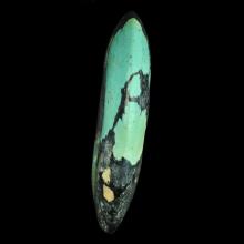 Perle de turquoise en forme danneau